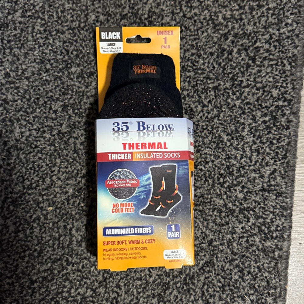 Black Insulated Socks